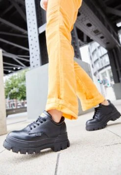 Buffalo Vegan Aspha- Zapatos Con Cordones - Black -Buffalo 00b614f0f93e45b5a6bfff5a1df8892a