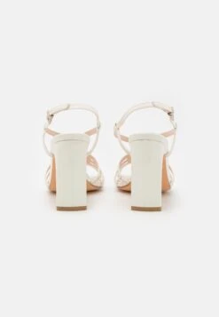 Buffalo Vegan Jean Vamp - Sandalias De Tacón - White -Buffalo 00f437bbb17d440f8d1fe83f3fc1ceb3