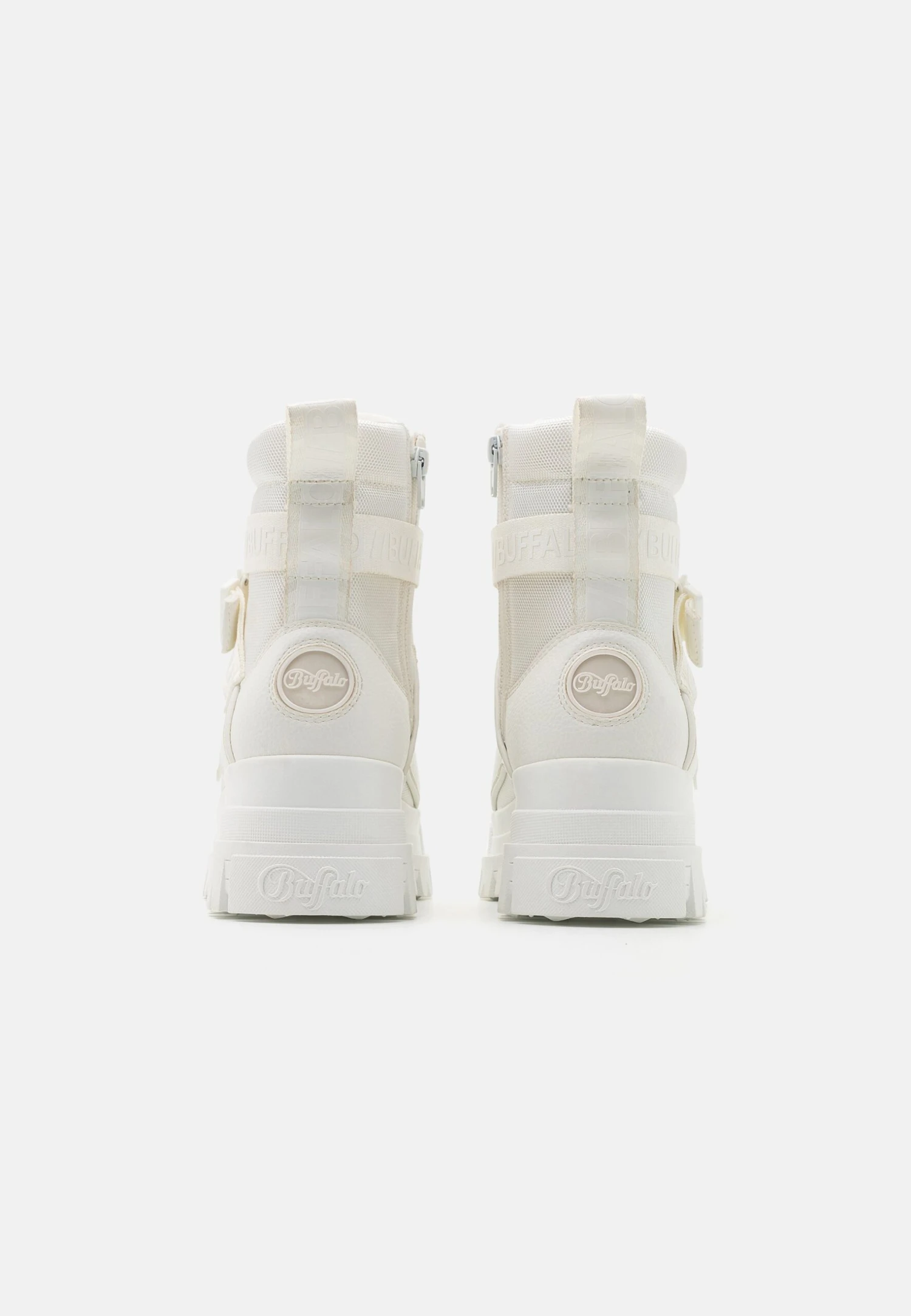 Buffalo Aspha Laceup Mid Men - Botines Con Cordones - White 3 Buffalo Aspha Laceup Mid Men - Botines Con Cordones - White - Imagen 3