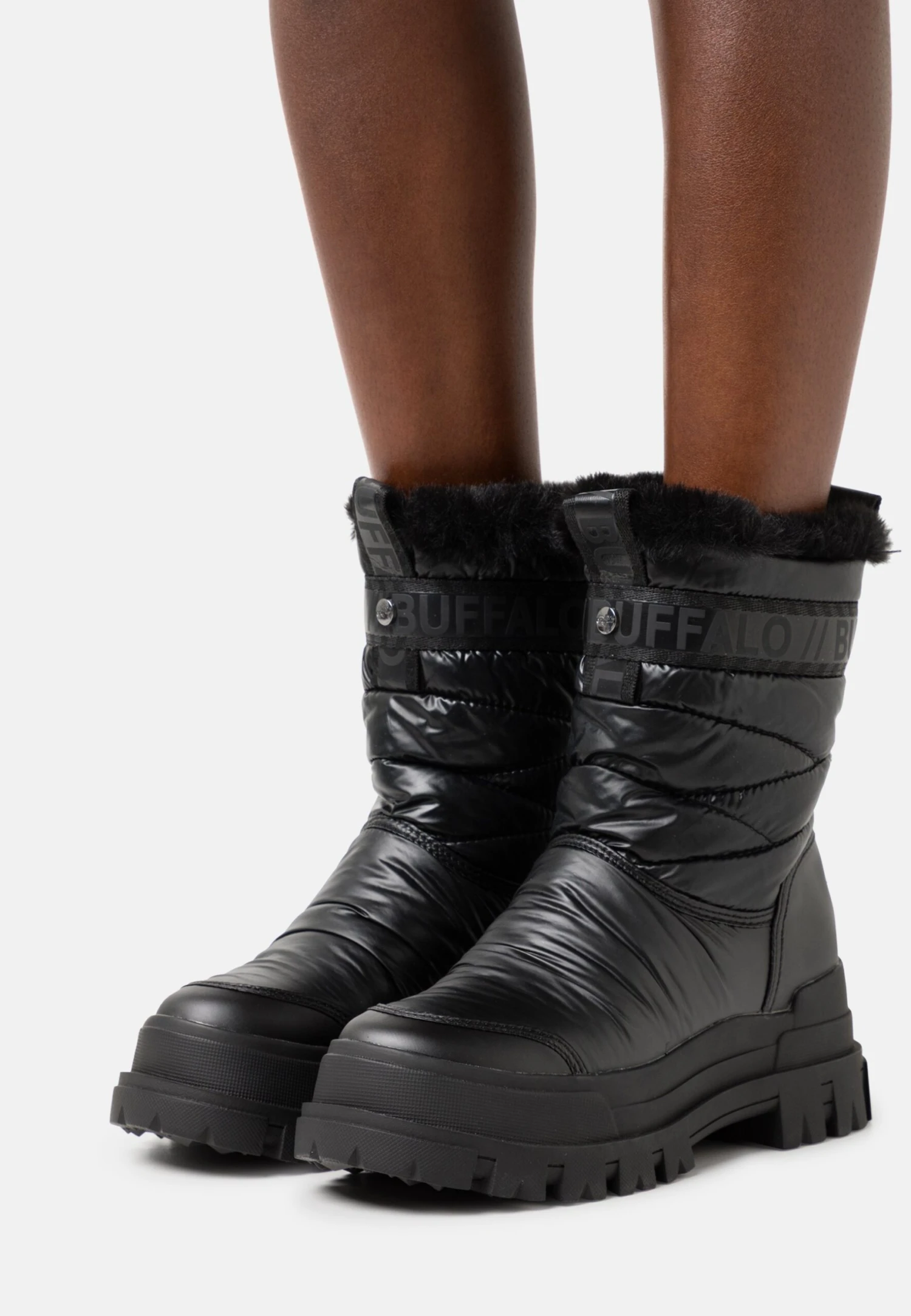 Buffalo Vegan Aspha Quilt - Botas Para La Nieve - Black 1 Buffalo Vegan Aspha Quilt - Botas Para La Nieve - Black