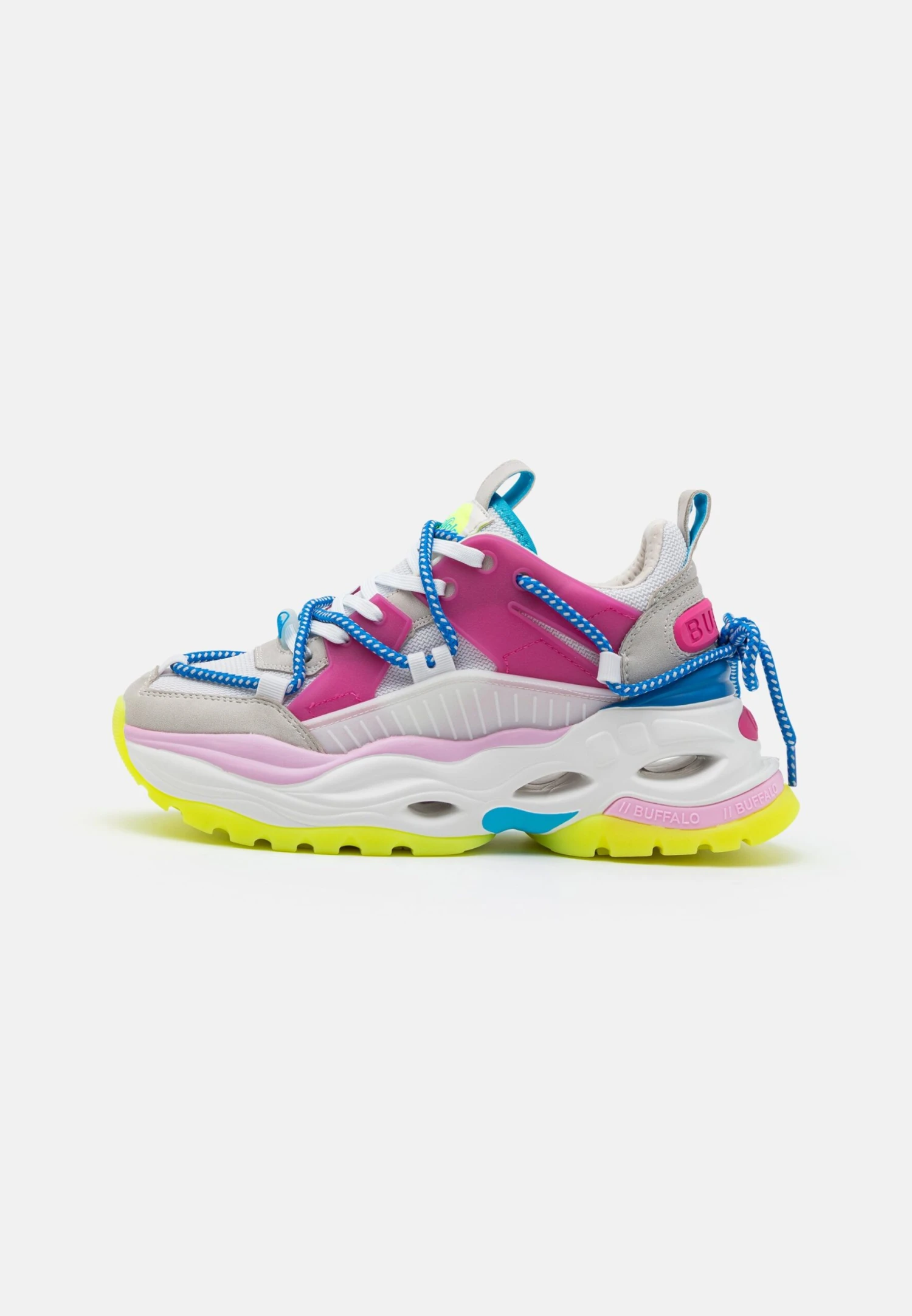 Buffalo Triplet Lace - Zapatillas - Light Grey/Neon Multi-Coloured 2 Buffalo Triplet Lace - Zapatillas - Light Grey/Neon Multi-Coloured - Imagen 2