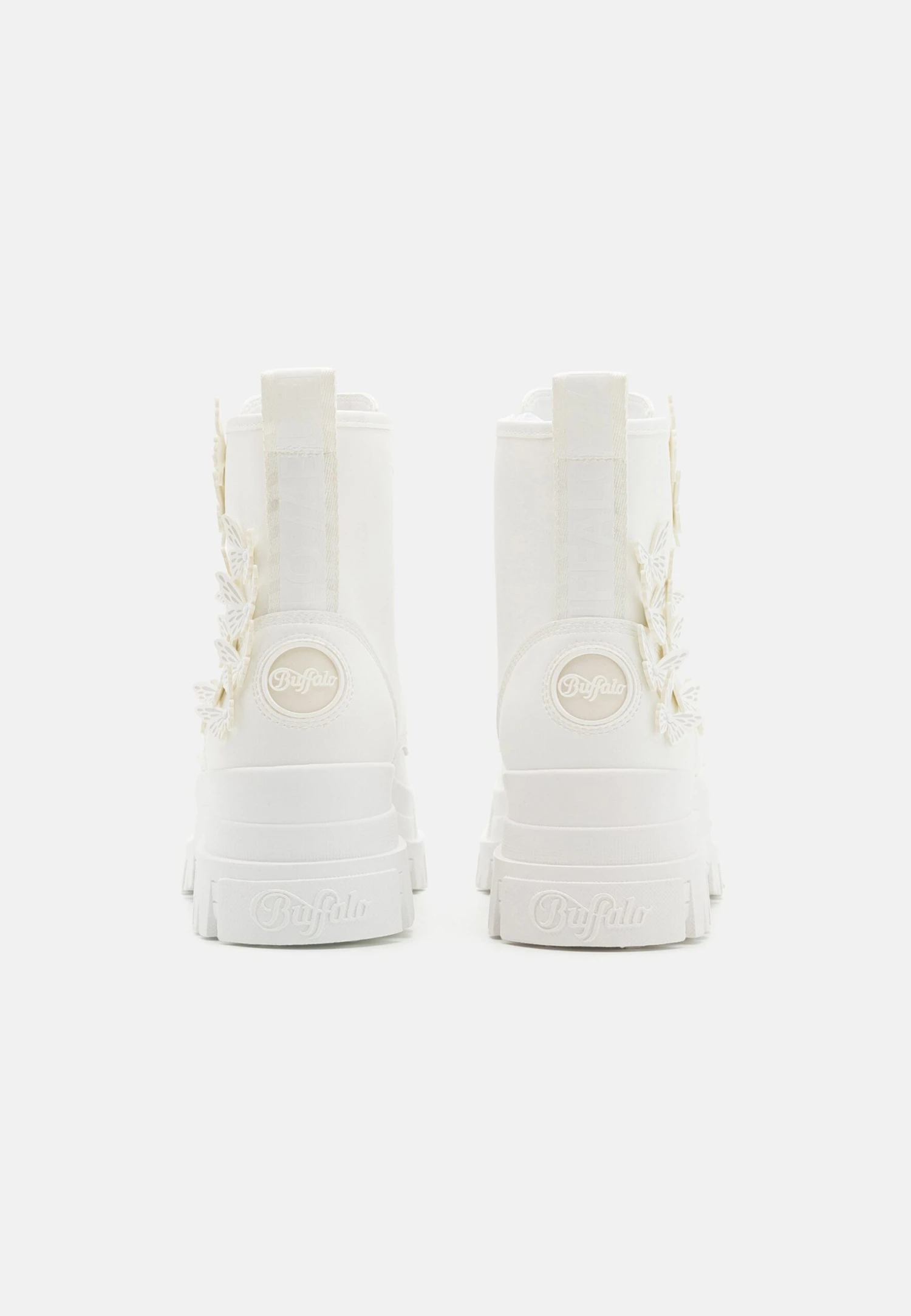 Buffalo Aspha Butterflies - Botines Con Plataforma - White 4 Buffalo Aspha Butterflies - Botines Con Plataforma - White - Imagen 4