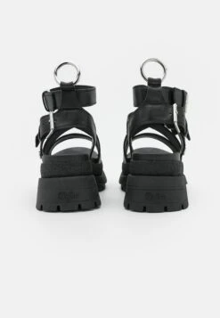 Buffalo Vegan Rude Up - Sandalias Con Plataforma - Black -Buffalo 15cb04fad4dd4678ac59568e228a824b