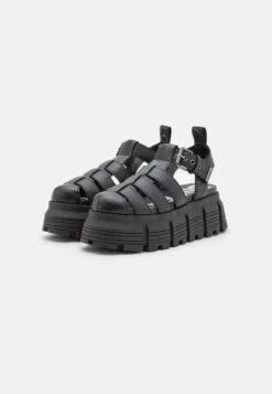 Buffalo Ava Fisher - Sandalias Con Plataforma - Black -Buffalo 1f231a9c5c8c4f37bd03faeeda40dd0a