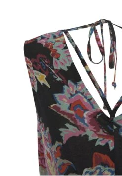 Buffalo Vestido Largo - Schwarz Bunt Bedruckt -Buffalo 1fbe34d152fa48c3bf5eee292f8f2e8c