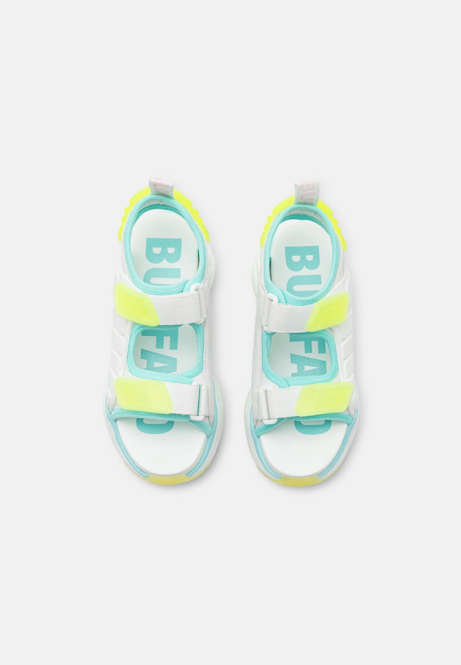 Buffalo Binary Track - Sandalias Con Plataforma - White Neon 6 Buffalo Binary Track - Sandalias Con Plataforma - White Neon - Imagen 6