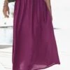 Buffalo Web- Falda Larga - Aubergine