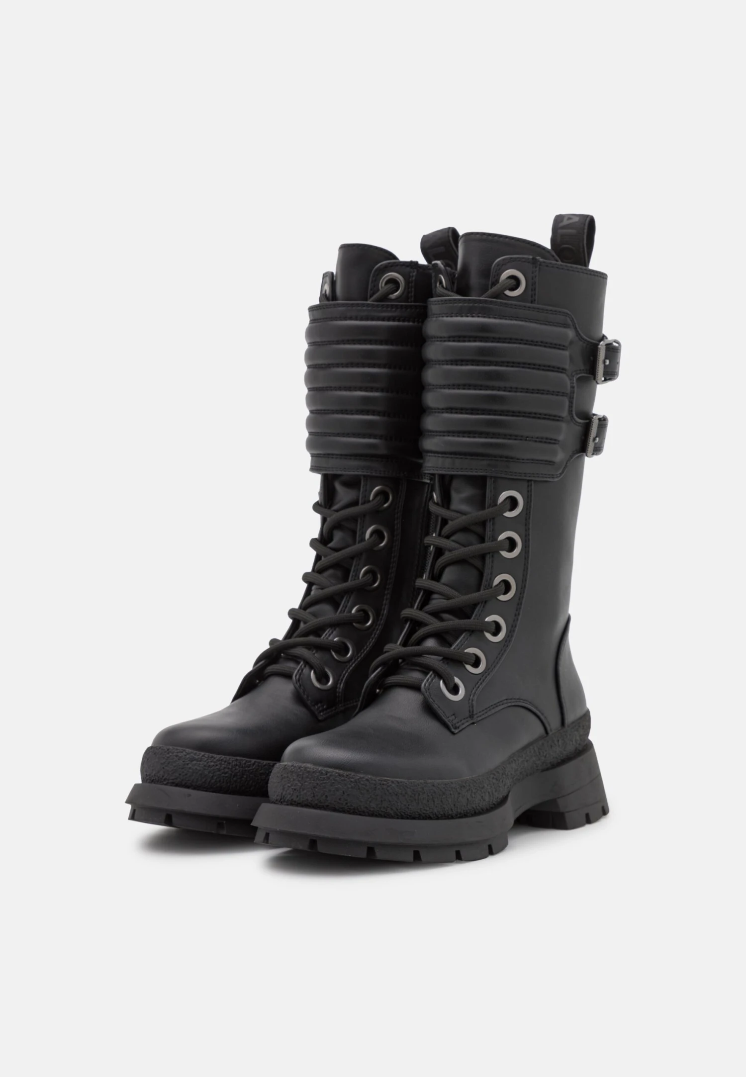 Buffalo Vegan Sloane - Botas Con Cordones - Black 3 Buffalo Vegan Sloane - Botas Con Cordones - Black - Imagen 3