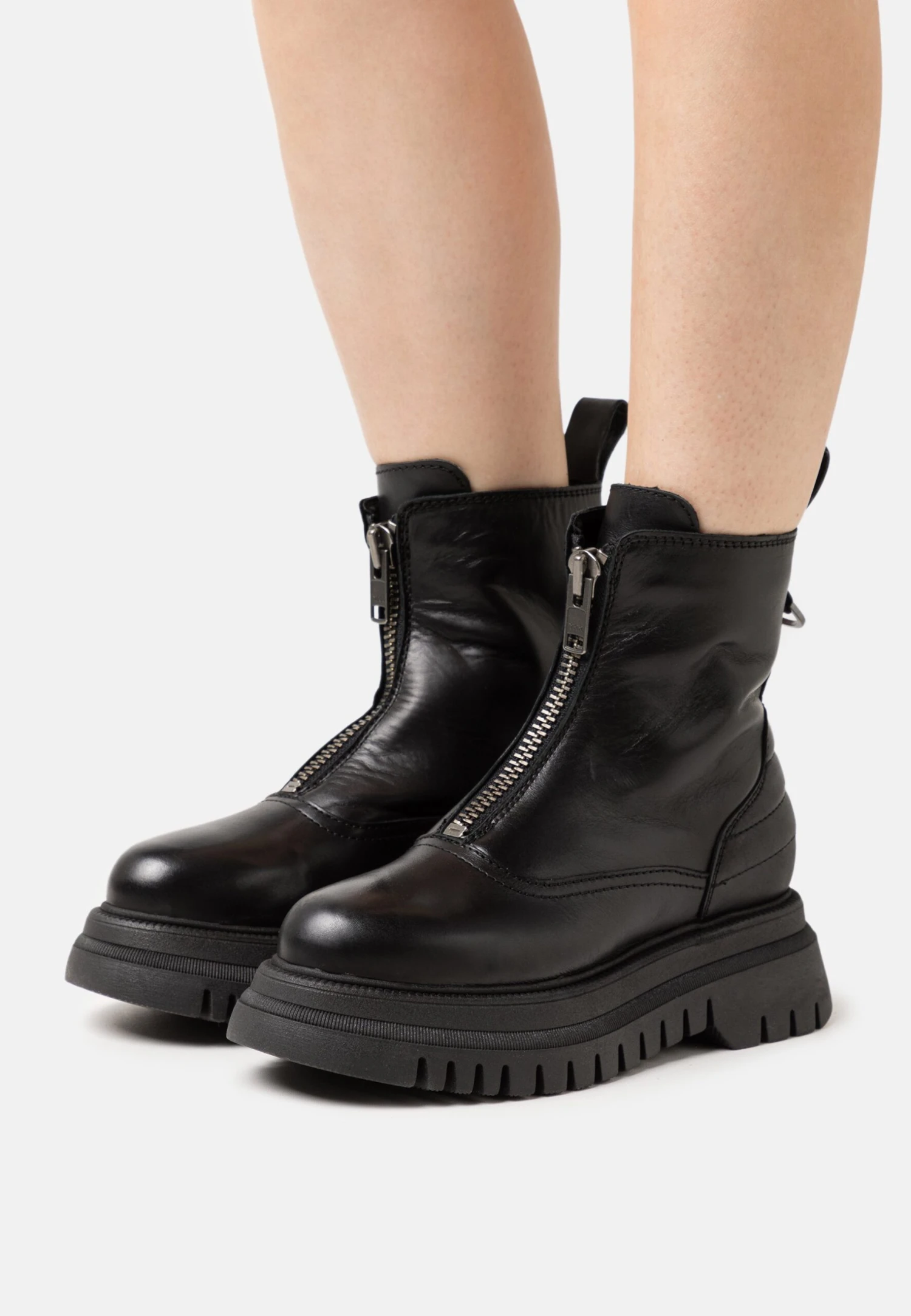 Buffalo Shade Zip Mid - Botines Con Plataforma - Black 1 Buffalo Shade Zip Mid - Botines Con Plataforma - Black