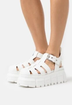 Buffalo Ava Fisher - Sandalias Con Plataforma - White