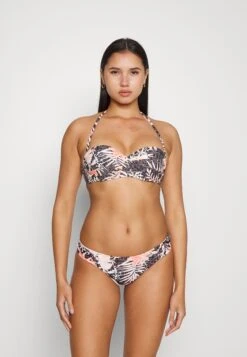 Buffalo Wire Bandeau Bikini Set - Bikini - Brown-Aprico