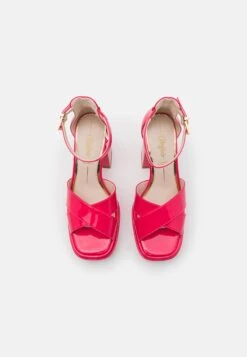 Buffalo Vegan May Cross - Sandalias De Tacón - Hot Pink -Buffalo 301bbb4a195f4e0f98d5ead911286faa