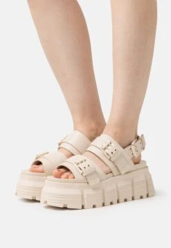 Buffalo Vegan Ava - Sandalias Con Plataforma - Cream