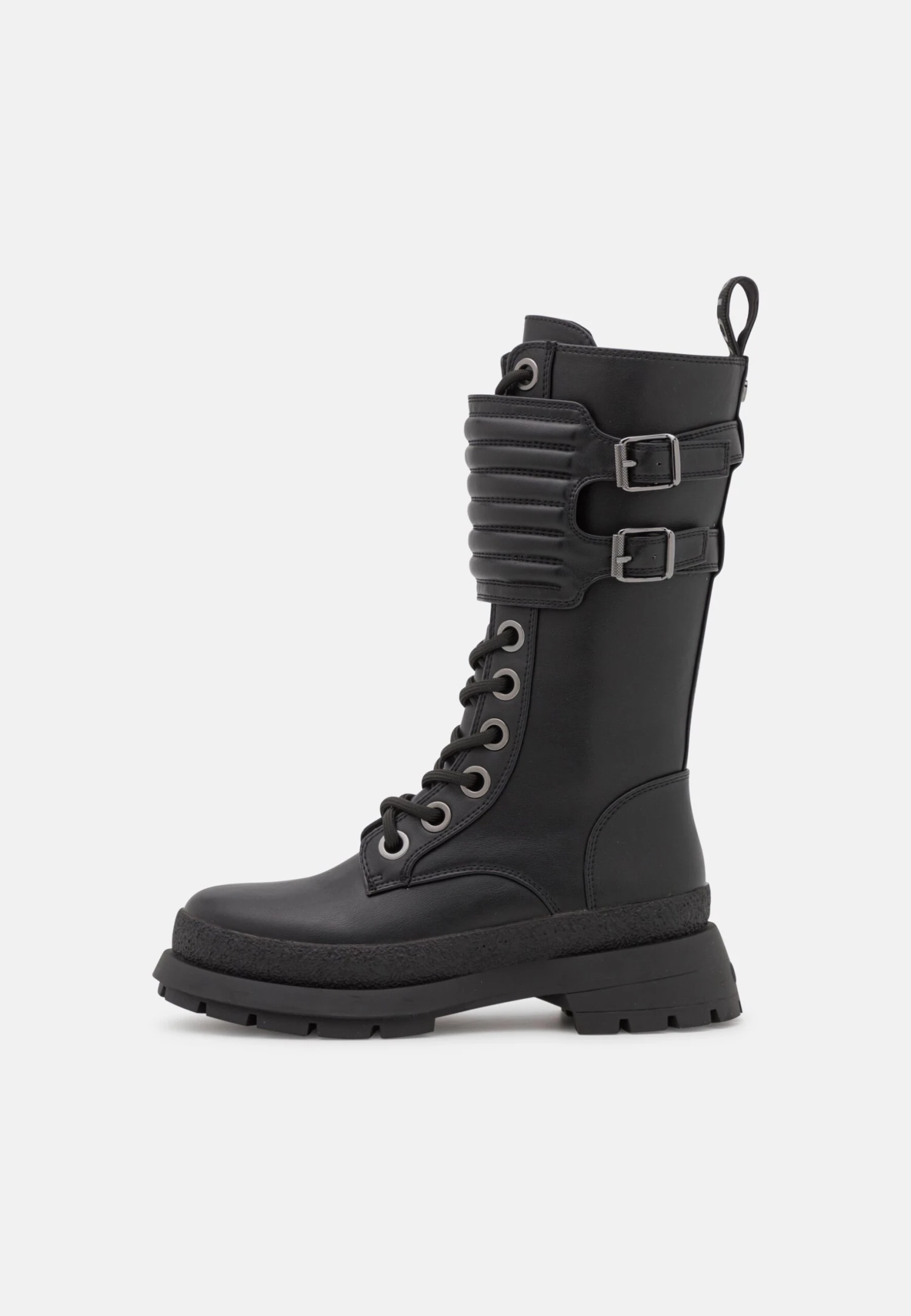 Buffalo Vegan Sloane - Botas Con Cordones - Black 2 Buffalo Vegan Sloane - Botas Con Cordones - Black - Imagen 2