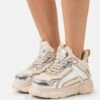 Buffalo Chai Warm - Zapatillas - Cream/Silver-Coloured