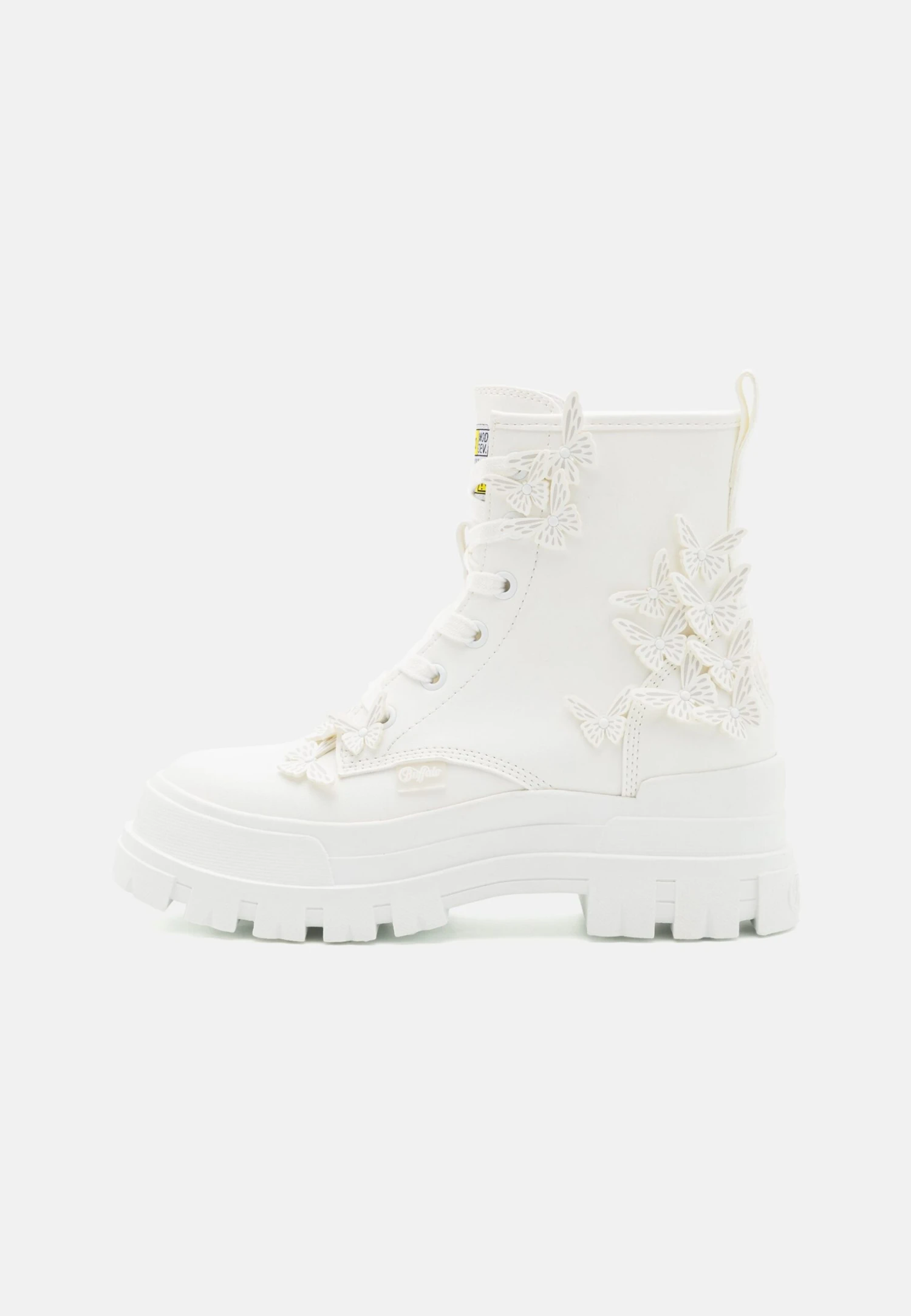 Buffalo Aspha Butterflies - Botines Con Plataforma - White 2 Buffalo Aspha Butterflies - Botines Con Plataforma - White - Imagen 2