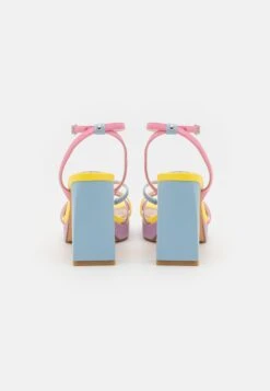 Buffalo Vegan Cherry Cage - Sandalias Con Plataforma - Pastel Multi-Coloured -Buffalo 3db46c6cfce5497a9d70efe0041db073