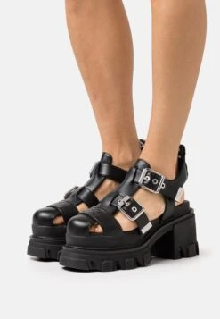 Buffalo Riot Trawl - Sandalias De Tacón - Black