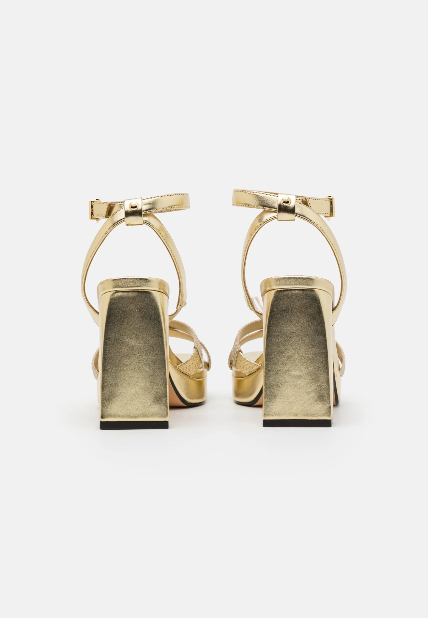 Buffalo Cherry Glam Vegan - Sandalias De Tacón - Gold 4 Buffalo Cherry Glam Vegan - Sandalias De Tacón - Gold - Imagen 4