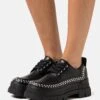 Buffalo Aspha Pin Lo - Zapatos De Vestir - Black