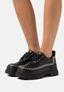 Buffalo Aspha Pin Lo - Zapatos De Vestir - Black