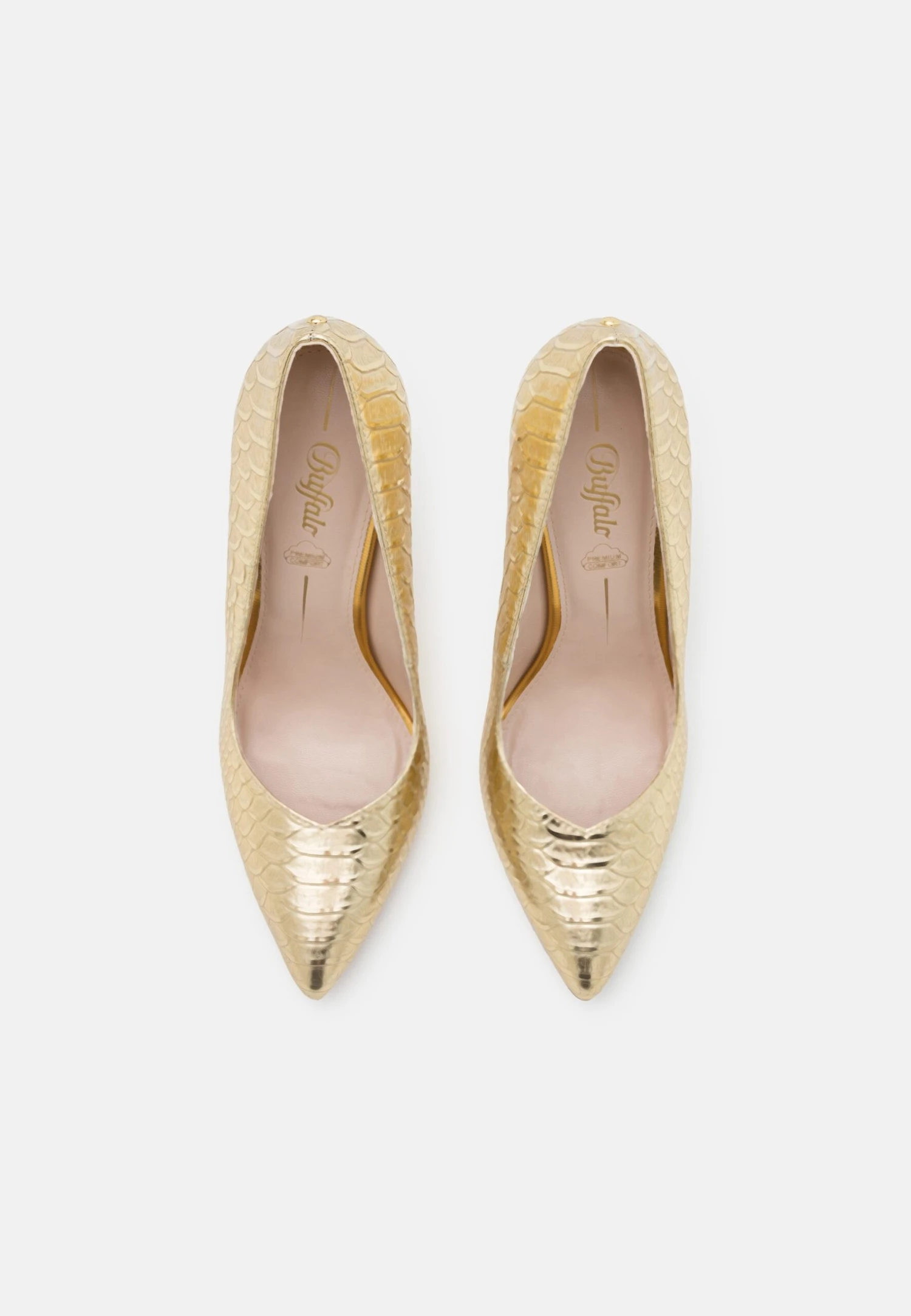 Buffalo Jolie- Zapatos Altos - Snake Gold 6 Buffalo Jolie- Zapatos Altos - Snake Gold - Imagen 6