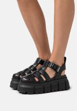 Buffalo Ava Fisher - Sandalias Con Plataforma - Black