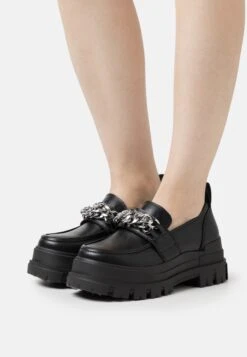 Buffalo Aspha Loafer- Mocasines - Black/Silver