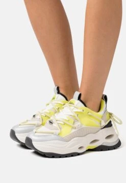 Buffalo Triplet Lace - Zapatillas - Cream/Lime