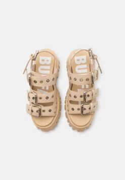Buffalo Vegan Lion Hard - Sandalias Con Plataforma - Cream -Buffalo 4b74b3d6aa084f89a75ae90ca75e9f33