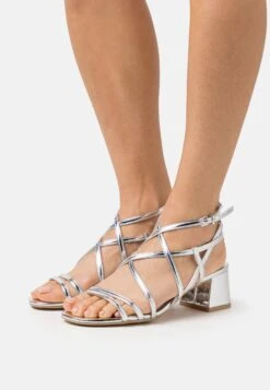 Buffalo Cage Vegan - Sandalias - Silver