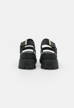 Buffalo Vegan Rude Ring - Sandalias Con Plataforma - Black -Buffalo 4ced4fc864a14cb29abf1bd892a6956a
