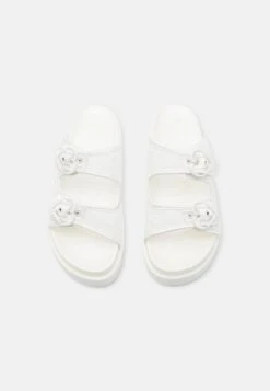 Buffalo Elly - Sandalias Planas - White -Buffalo 4d0b7990bea44df999cb90f15029dcc6