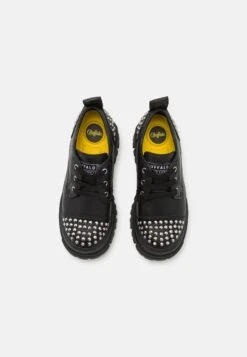 Buffalo Aspha Pin - Zapatos De Vestir - Black/Silver -Buffalo 51966e0a19e248468aeda8282b0bdbb5