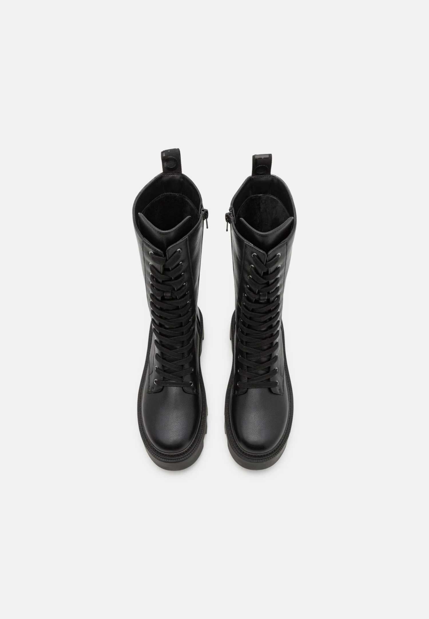 Buffalo Flora Laceup Hi - Botas Con Cordones - Black 4 Buffalo Flora Laceup Hi - Botas Con Cordones - Black - Imagen 4