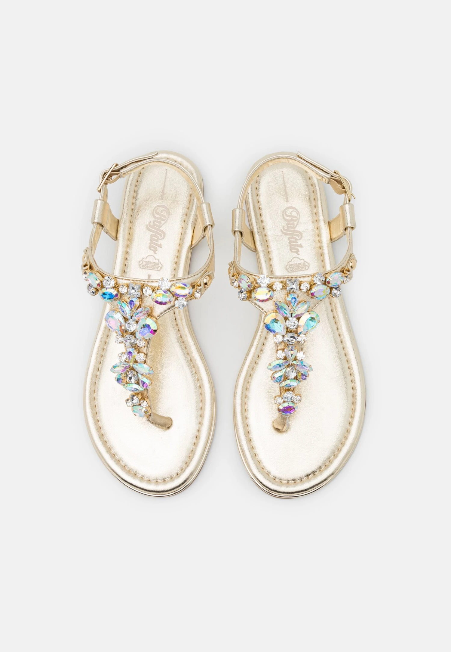 Buffalo Vegan Rhonda - Sandalias De Dedo - Gold 6 Buffalo Vegan Rhonda - Sandalias De Dedo - Gold - Imagen 6