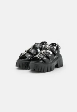 Buffalo Vegan Lion Hard - Sandalias Con Plataforma - Black -Buffalo 5bfea3180c0042e5b3821cc59ac7e597