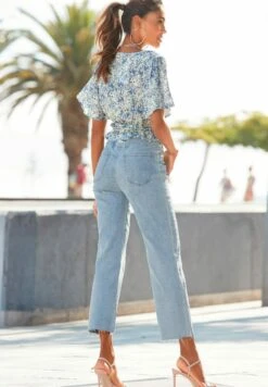 Buffalo Weite - Vaqueros A Campana - Light Blue Washed -Buffalo 5c677b1ac7094d99ae7514a51f6290ec