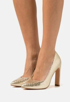 Buffalo Jolie- Zapatos Altos - Snake Gold