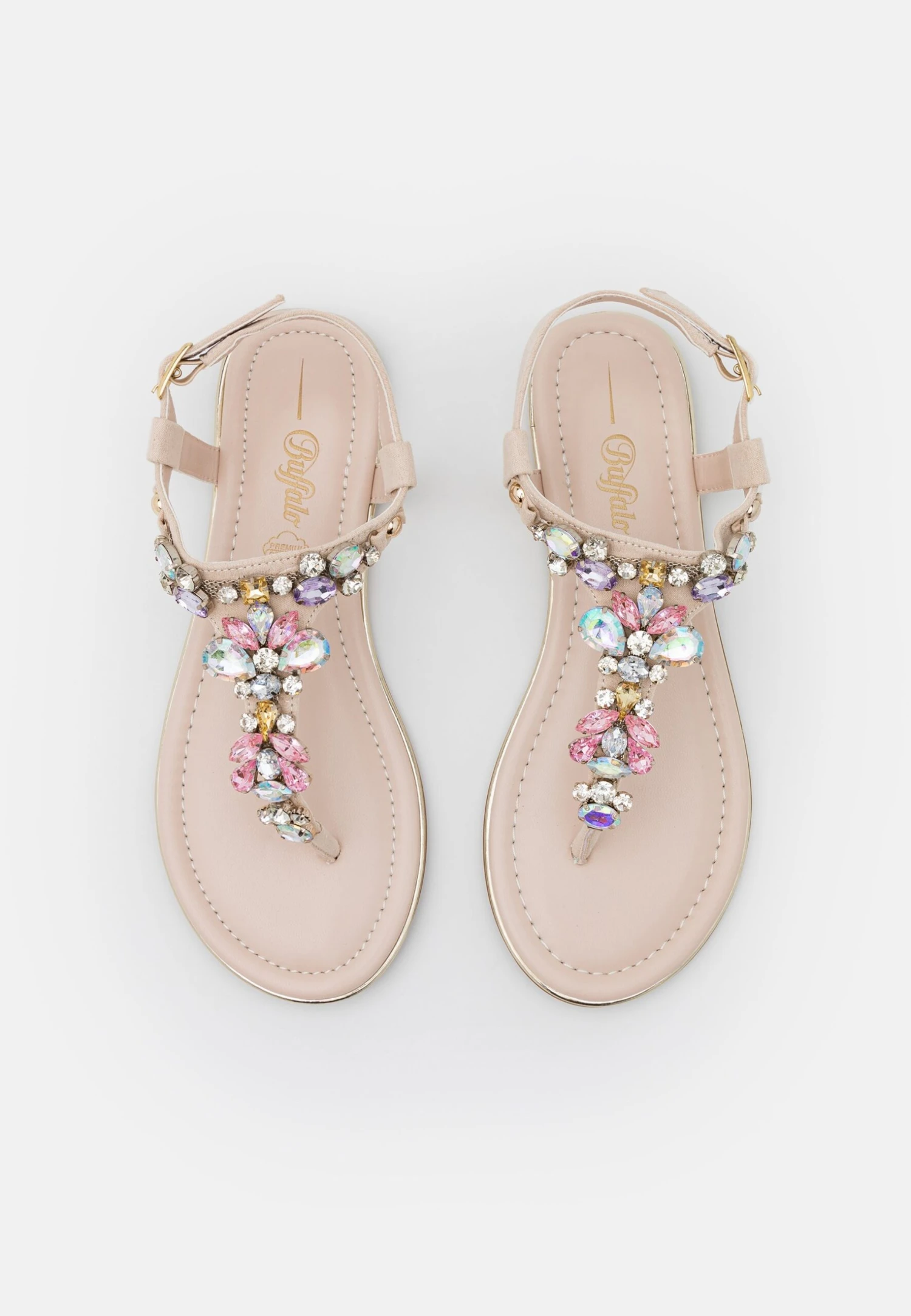 Buffalo Vegan Rhonda - Sandalias De Dedo - Beige 6 Buffalo Vegan Rhonda - Sandalias De Dedo - Beige - Imagen 6