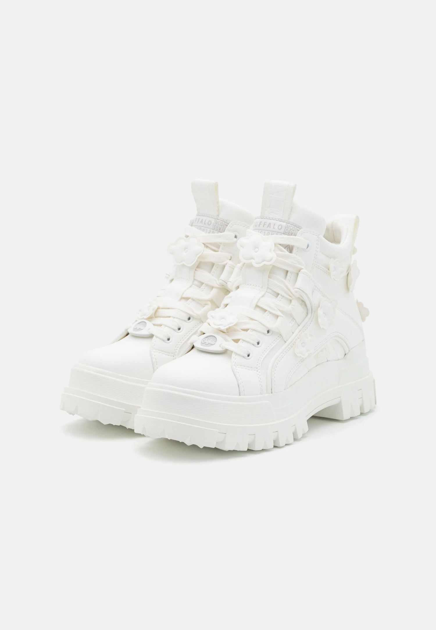 Buffalo Aspha Mid Cloud - Botines Con Cordones - White 3 Buffalo Aspha Mid Cloud - Botines Con Cordones - White - Imagen 3