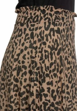 Buffalo Vestido Ligero - Schwarz Leo Bedruckt -Buffalo 68e755936a5548278c4457028f07382b