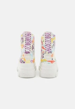 Buffalo Vegan Aspha Lace Up Hi - Botines Con Plataforma - White Graffiti 9 Buffalo Vegan Aspha Lace Up Hi - Botines Con Plataforma - White Graffiti -Buffalo 6b07426034b7441ba2a61b6759a94e47
