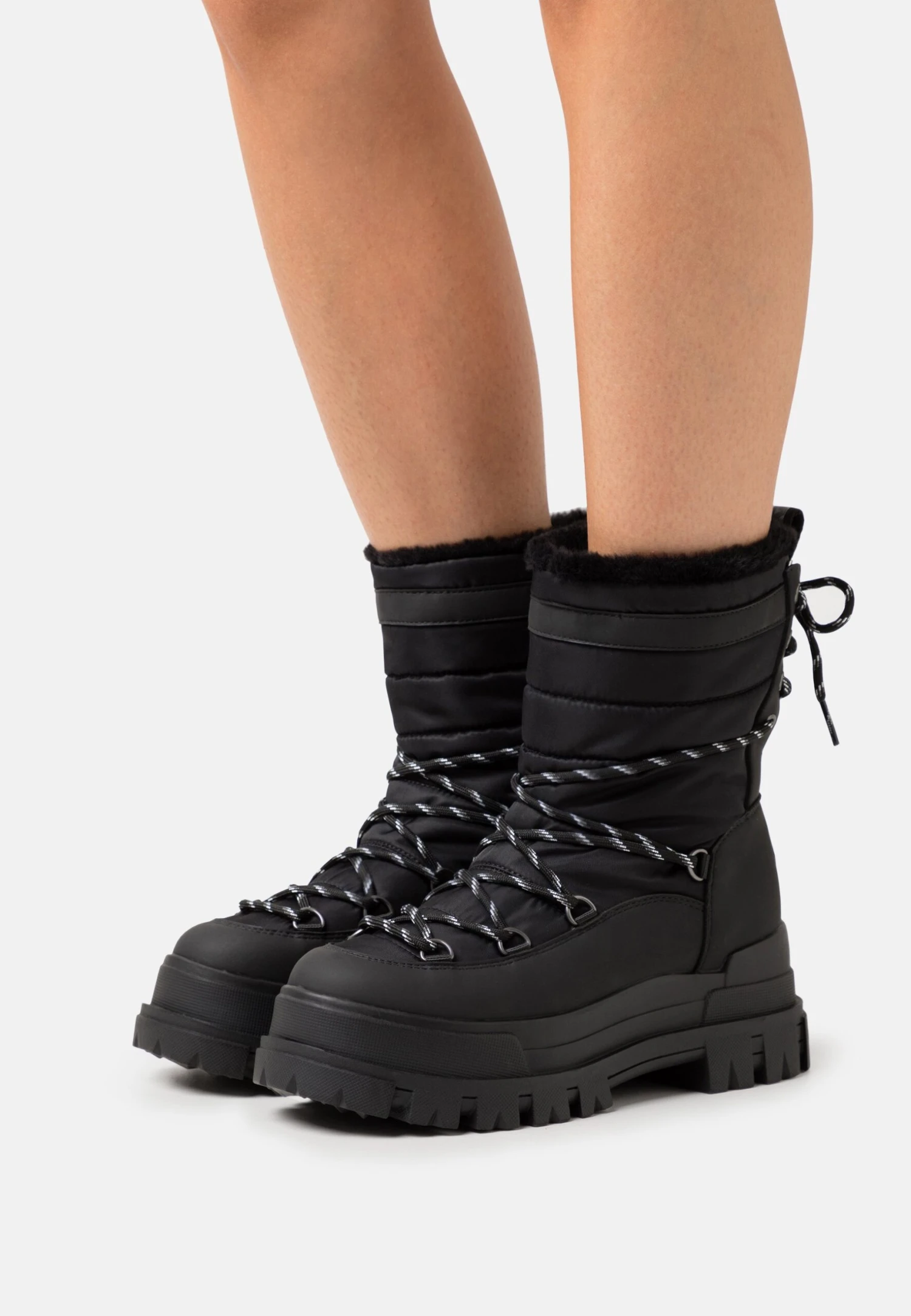 Buffalo Aspha Blizzard Warm - Botines Con Cordones - Black 1 Buffalo Aspha Blizzard Warm - Botines Con Cordones - Black