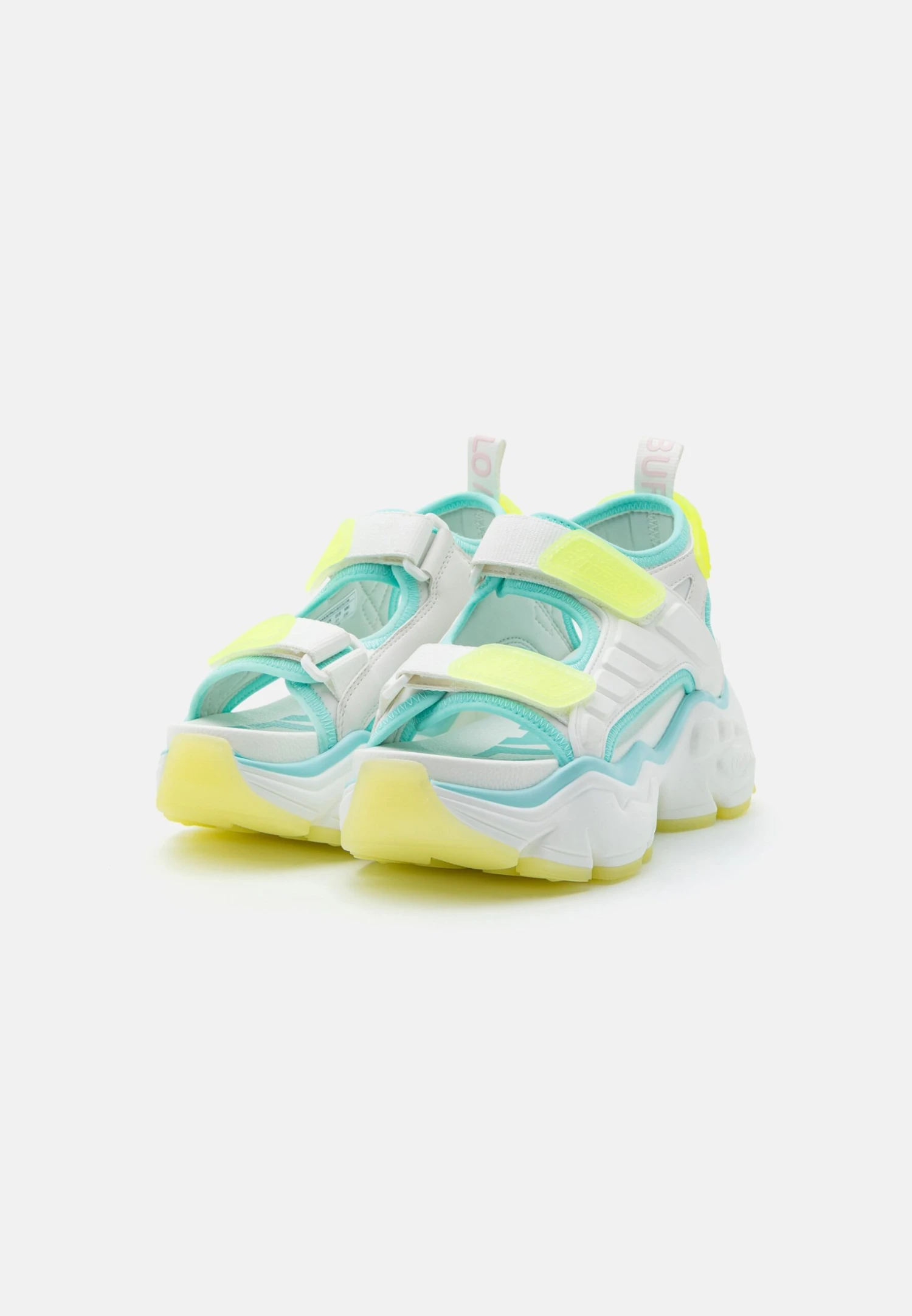 Buffalo Binary Track - Sandalias Con Plataforma - White Neon 3 Buffalo Binary Track - Sandalias Con Plataforma - White Neon - Imagen 3