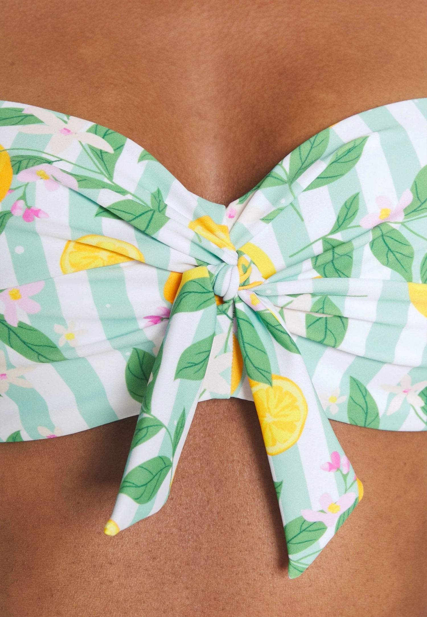 Buffalo Wire Bandeau - Bikini - Mint/Orange 5 Buffalo Wire Bandeau - Bikini - Mint/Orange - Imagen 5