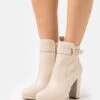 Buffalo Audrina - Botines - Cream