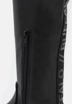 Buffalo Flora - Botas Mosqueteras - Black -Buffalo 7b8610d5e6c64b7e947381b6add8f6a5