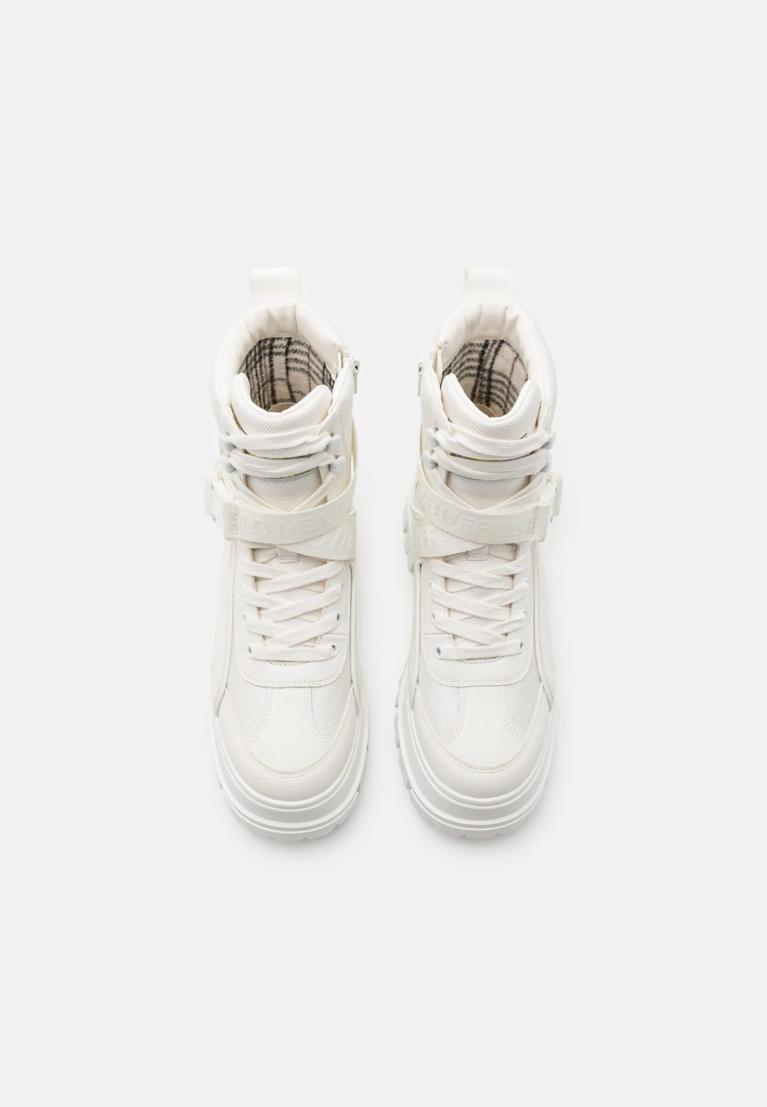 Buffalo Aspha Laceup Mid Men - Botines Con Cordones - White 4 Buffalo Aspha Laceup Mid Men - Botines Con Cordones - White - Imagen 4