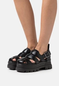 Buffalo Aspha - Sandalias Con Plataforma - Black